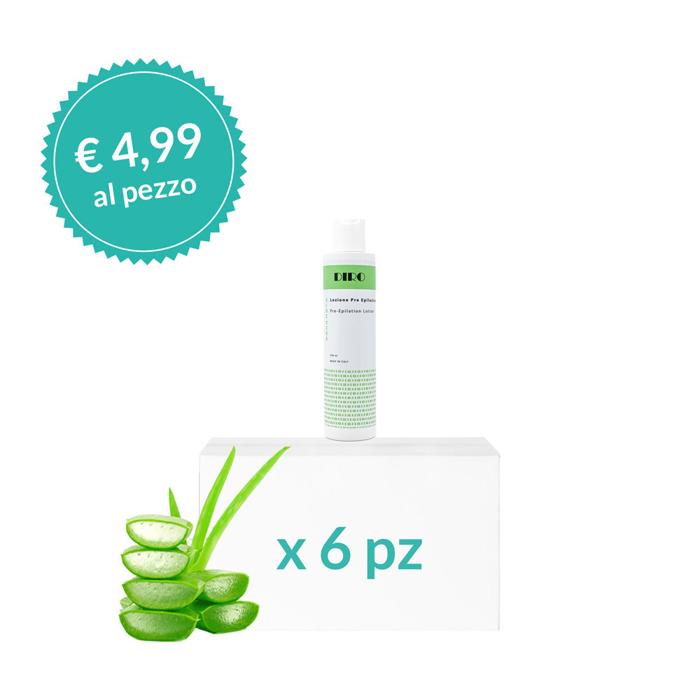 Lozione Pre Cera Aloe Vera - 200 Ml - 6 Pz Diroestetica