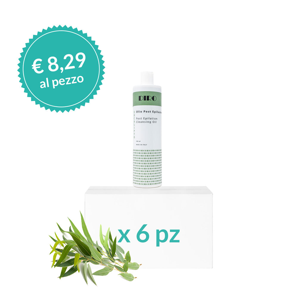 Olio Post-Epilazione Eucalipto - 500 Ml - 6 Pz Diroestetica