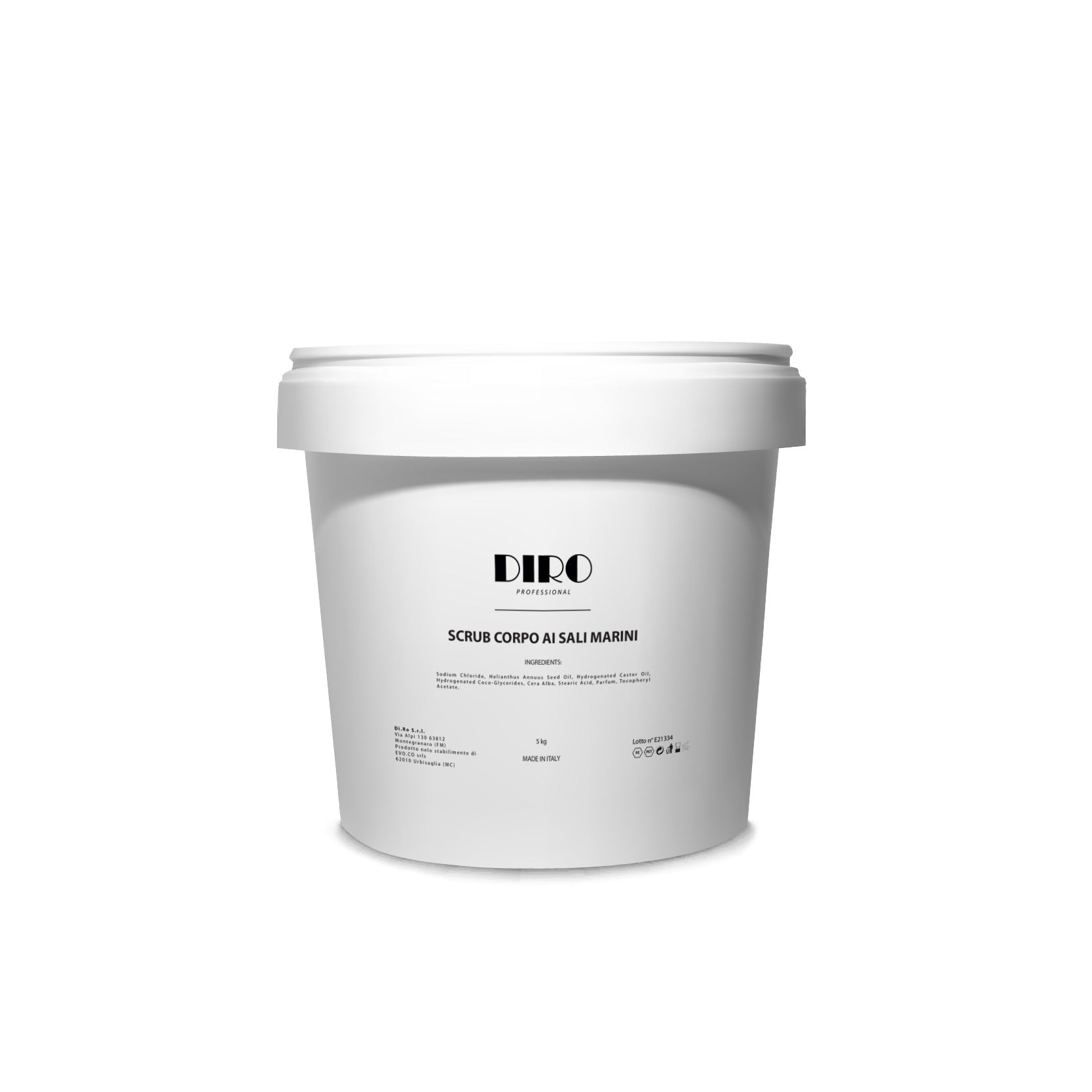 Scrub Corpo Forte ai Sali Marini - 5 kg Diroestetica