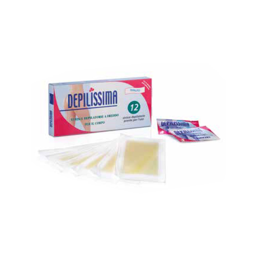 Strisce Depilatorie Corpo in Tessuto - 12 Pz Diroestetica