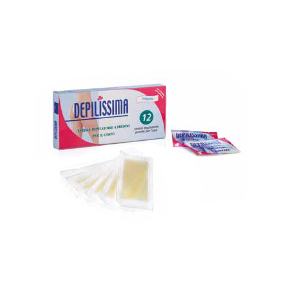 Strisce Depilatorie Viso in Tessuto - 12 Pz Diroestetica