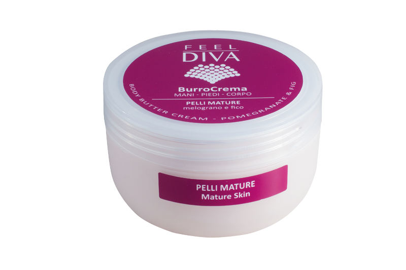 Burro Corpo Mani e Piedi 250 Ml - PELLE MATURA Diroestetica
