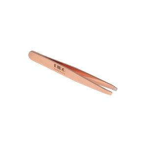 Pinzetta in Acciaio Inox Punta Obliqua Oro Rosa DIROESTETICA Diroestetica