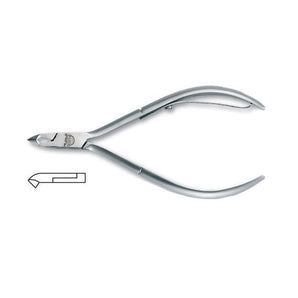 Cobalt Stainless Steel Cuticle Nipper with Overlapping Handle - 5mm/10.5cm - Kiepe