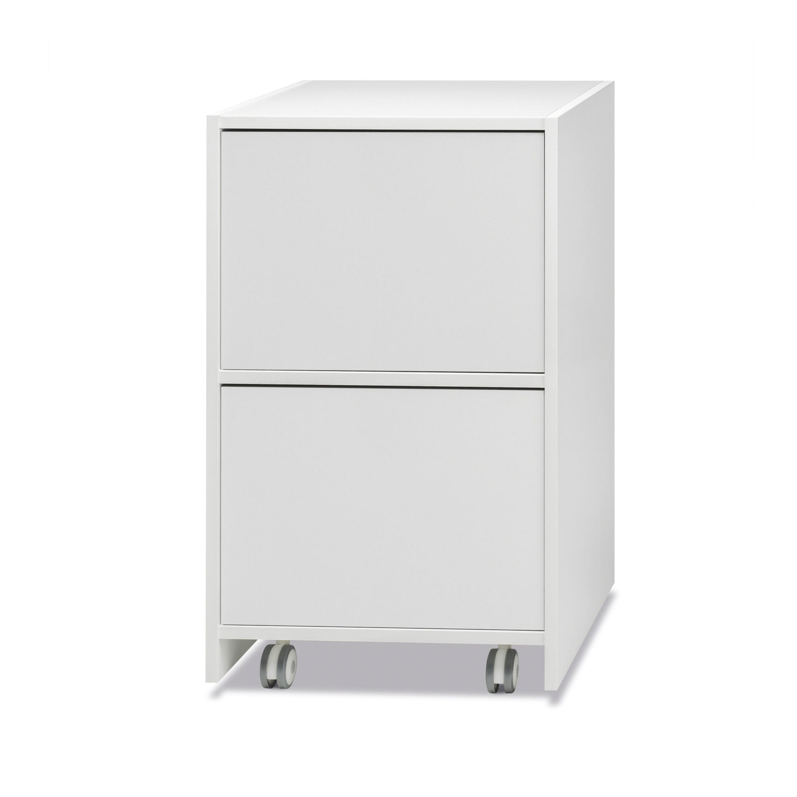 Design wooden chest of drawers with 2 tall drawers