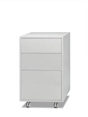 Cassettiera in Nobilato Maddy con 2 Cassetti e 1 Cassettone - Bianco