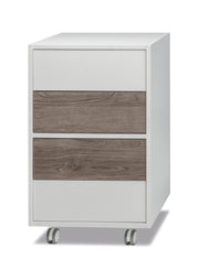 Cassettiera in Nobilato Maddy con 4 Cassetti - Rovere