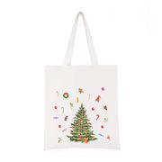 Shopper in Cotone Stampa Natale - B