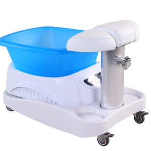 Pradellino Mobile Leg Rest with Hydromassage/Foot Massage Tub