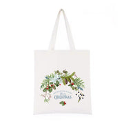 Shopper in Cotone Stampa Natale - C