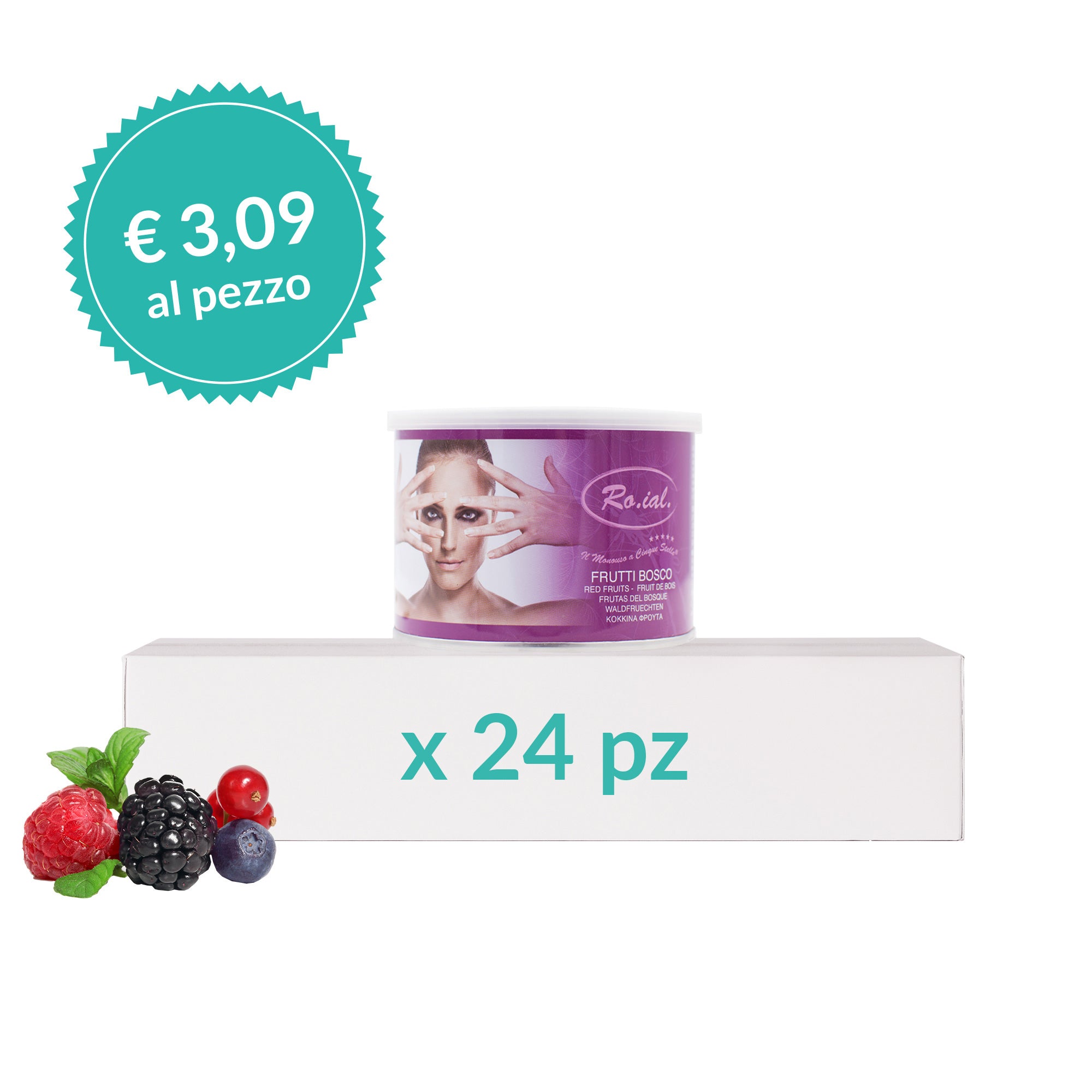 Cera Barattolo Frutti di Bosco RO.IAL - 24 Pz