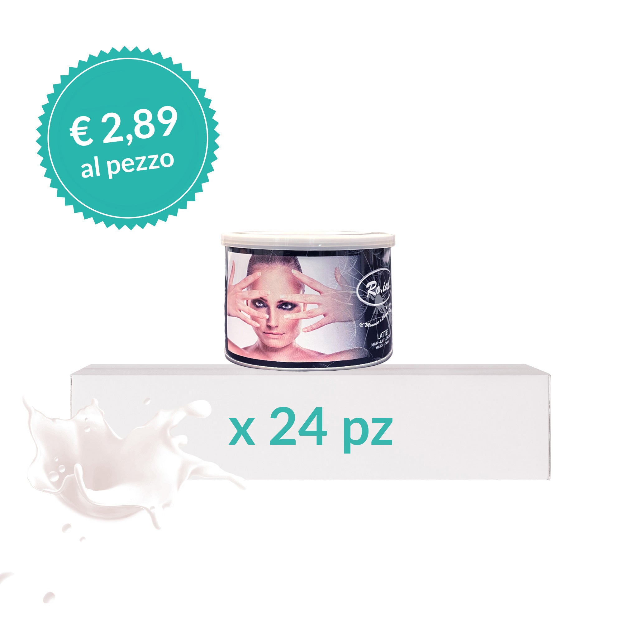 Milk Jar Wax RO.IAL - 24 Pcs
