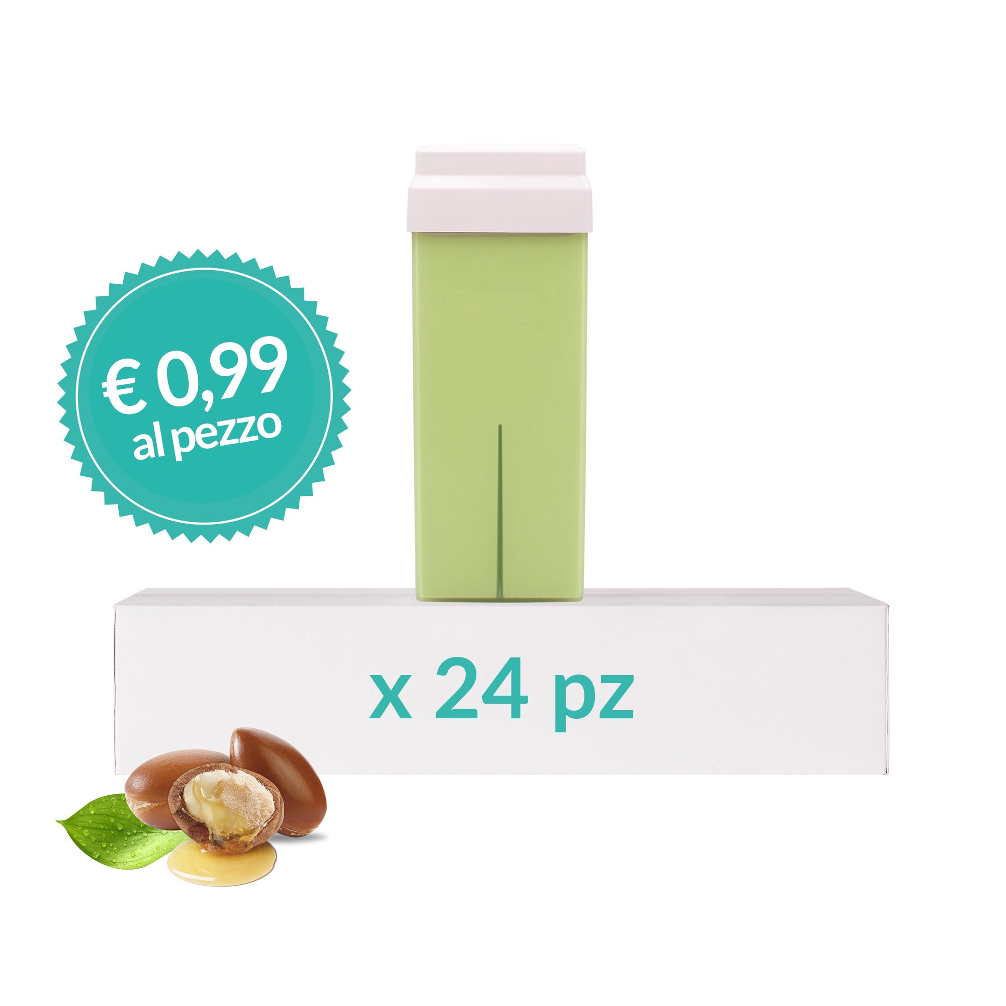 Cera in Cartuccia all'Aloe Vera RO.IAL - 24 Pz
