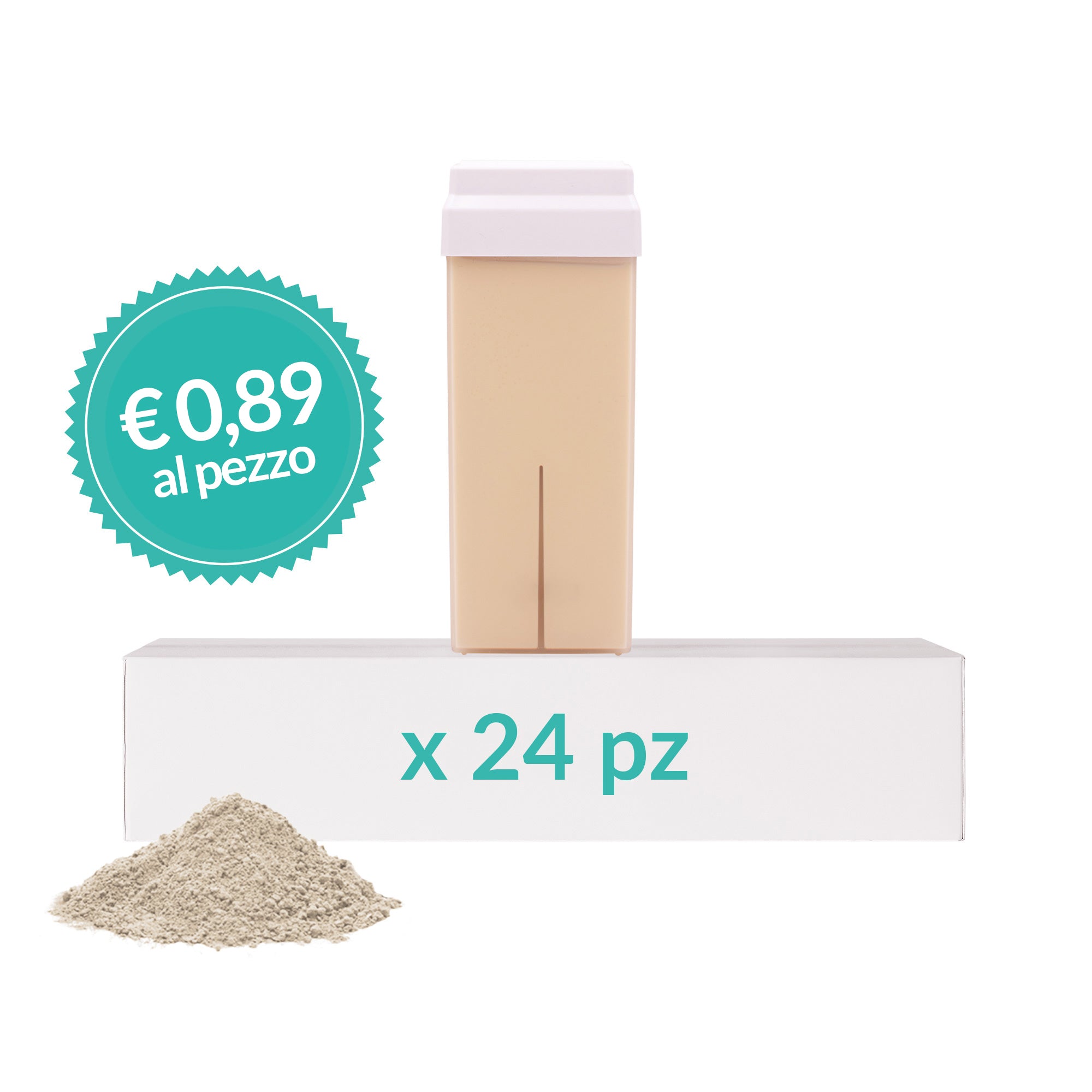 Cera in Cartuccia all'Ossido di Zinco RO.IAL - 24 Pz