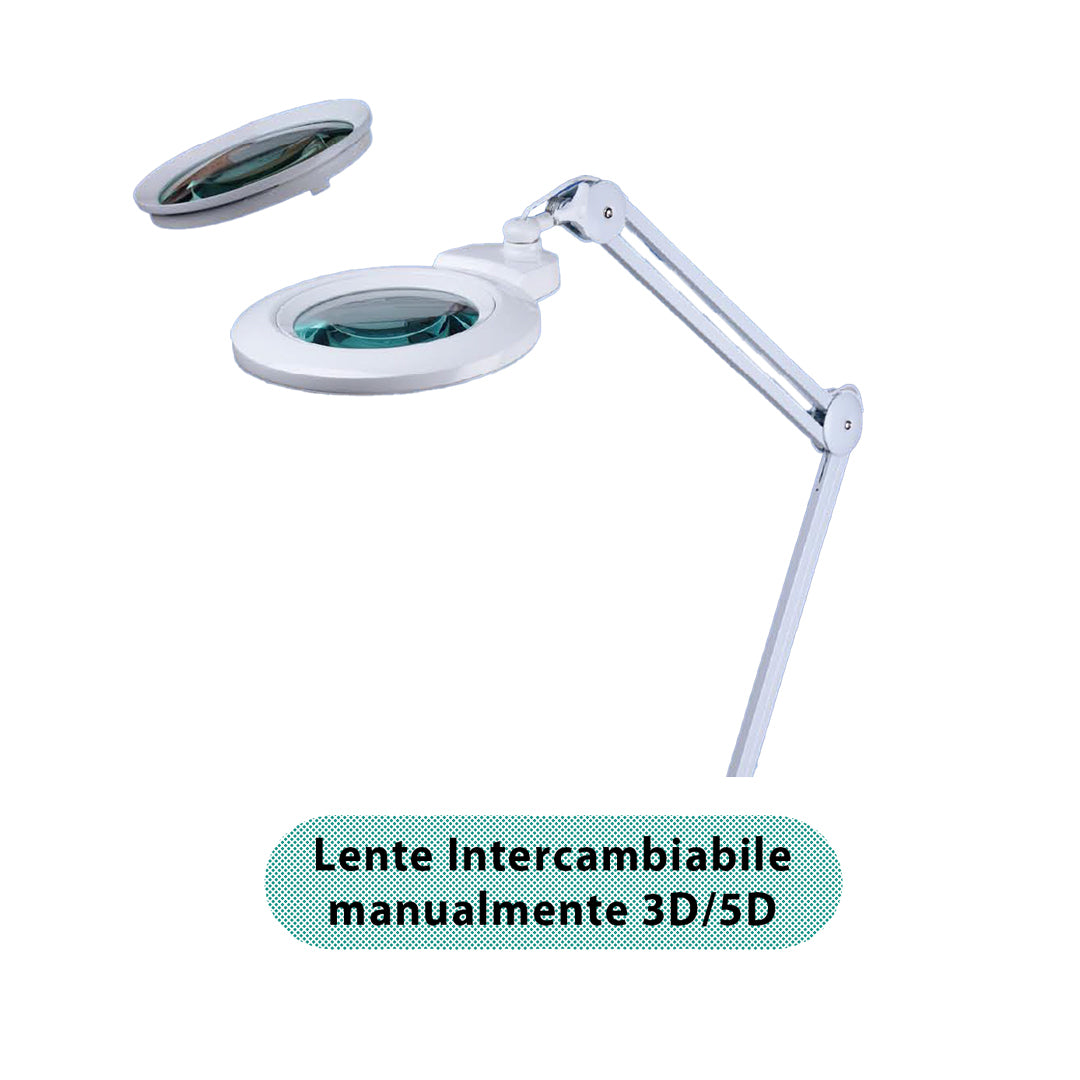 Lente con luce a Led 3d/5d