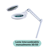 Lente con luce a Led 3d/5d