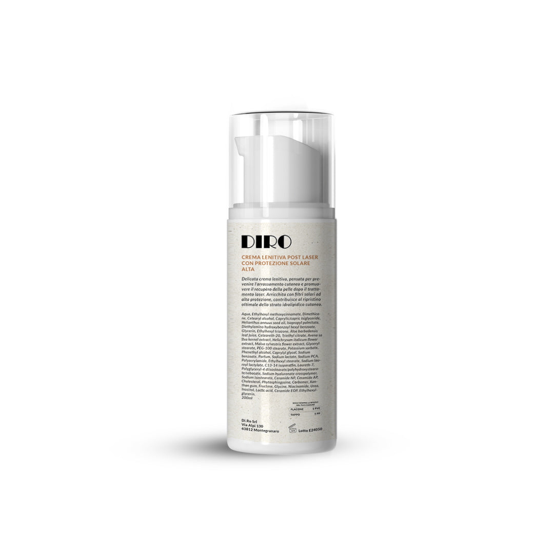 Crema Post Laser con Protezione Solare - 200 ml