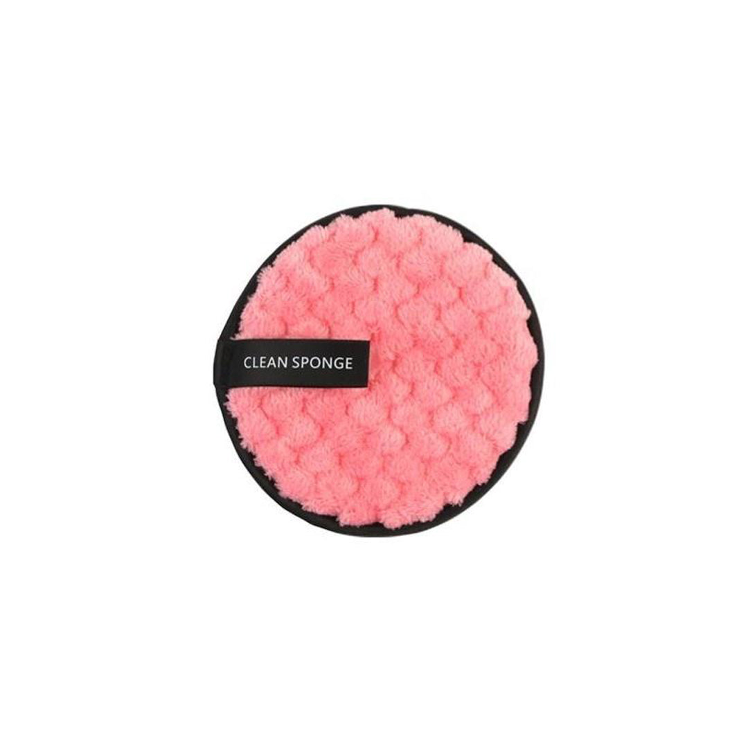 Microfiber Sponge for Facial Cleansing - Pink