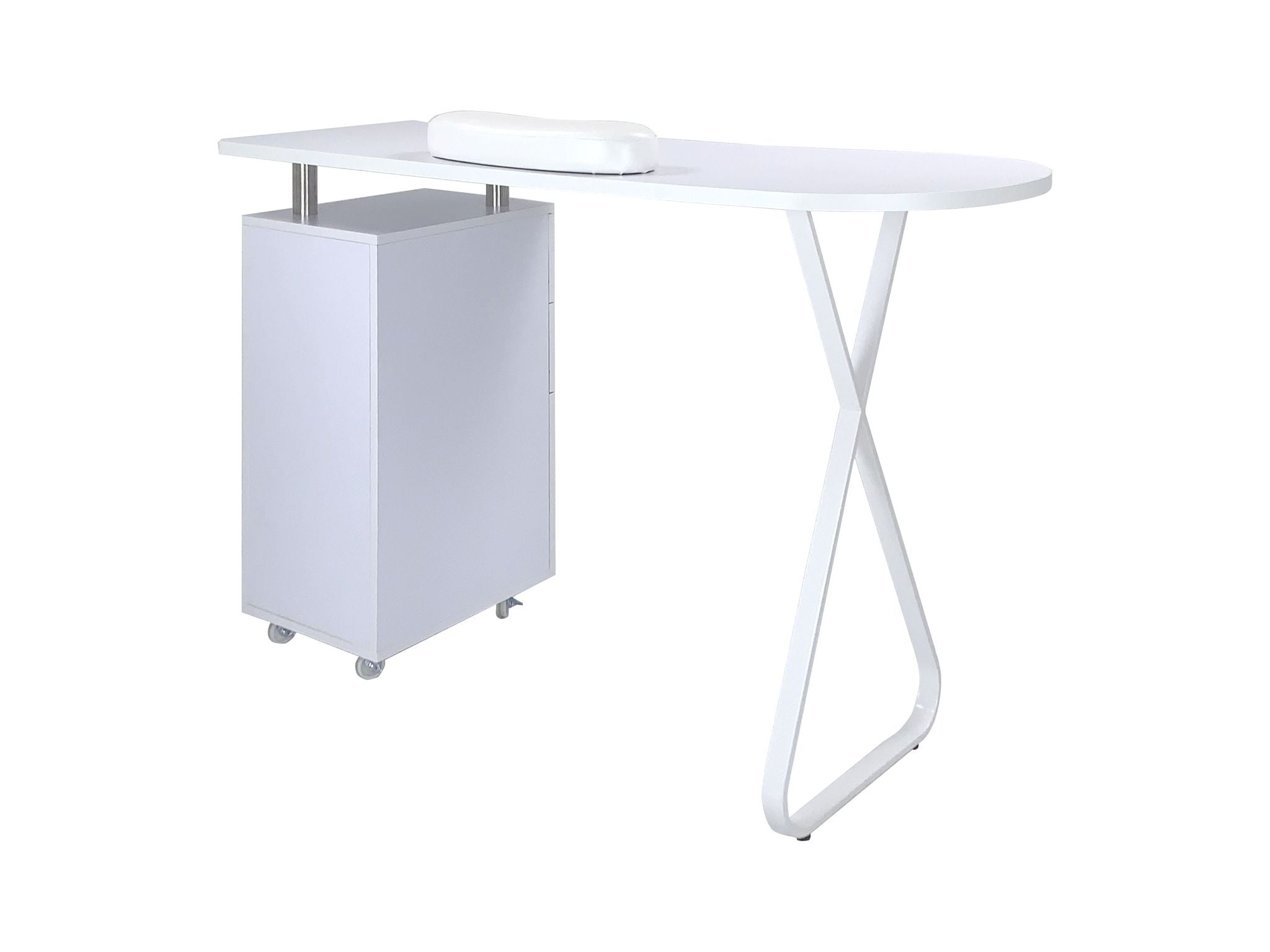 Nails Mobile Table with Chest of Drawers