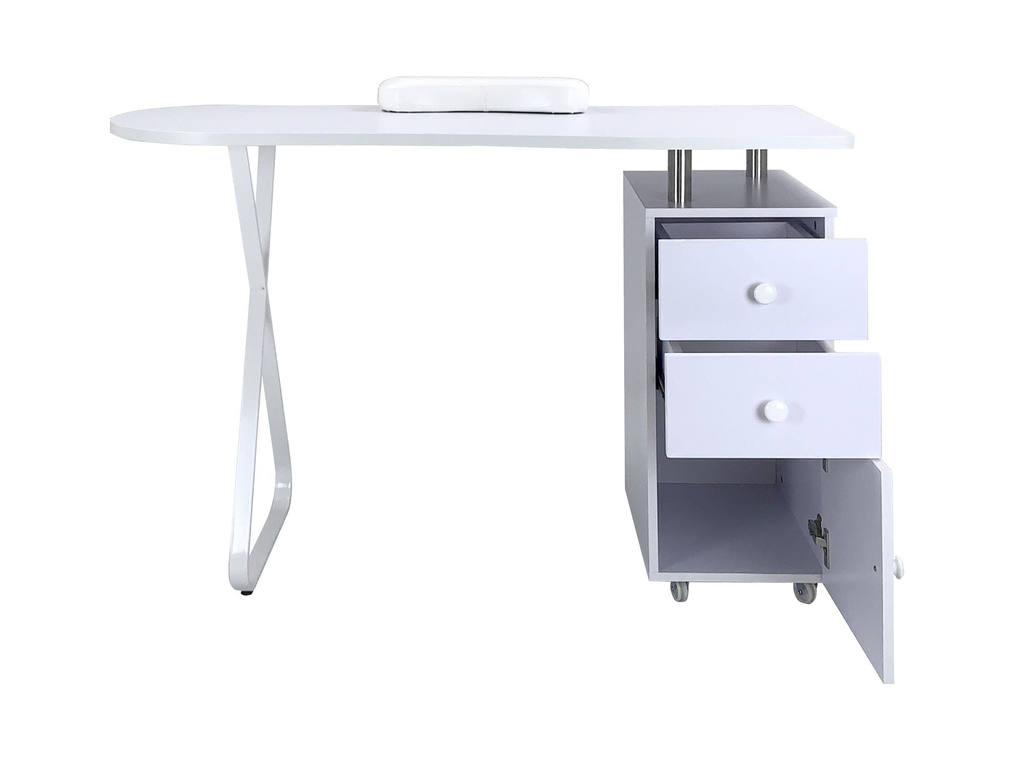 Nails Mobile Table with Chest of Drawers