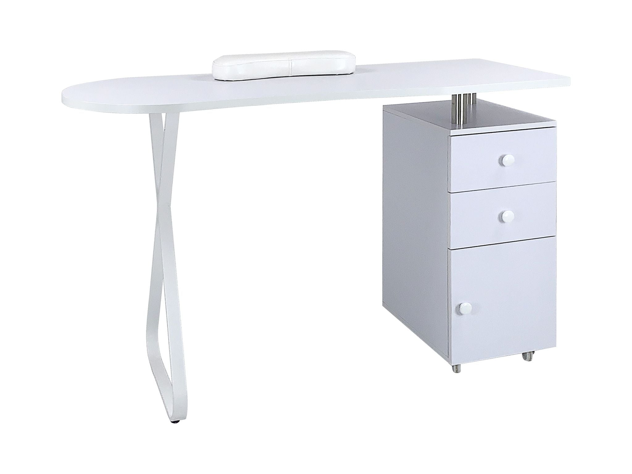 Nails Mobile Table with Chest of Drawers
