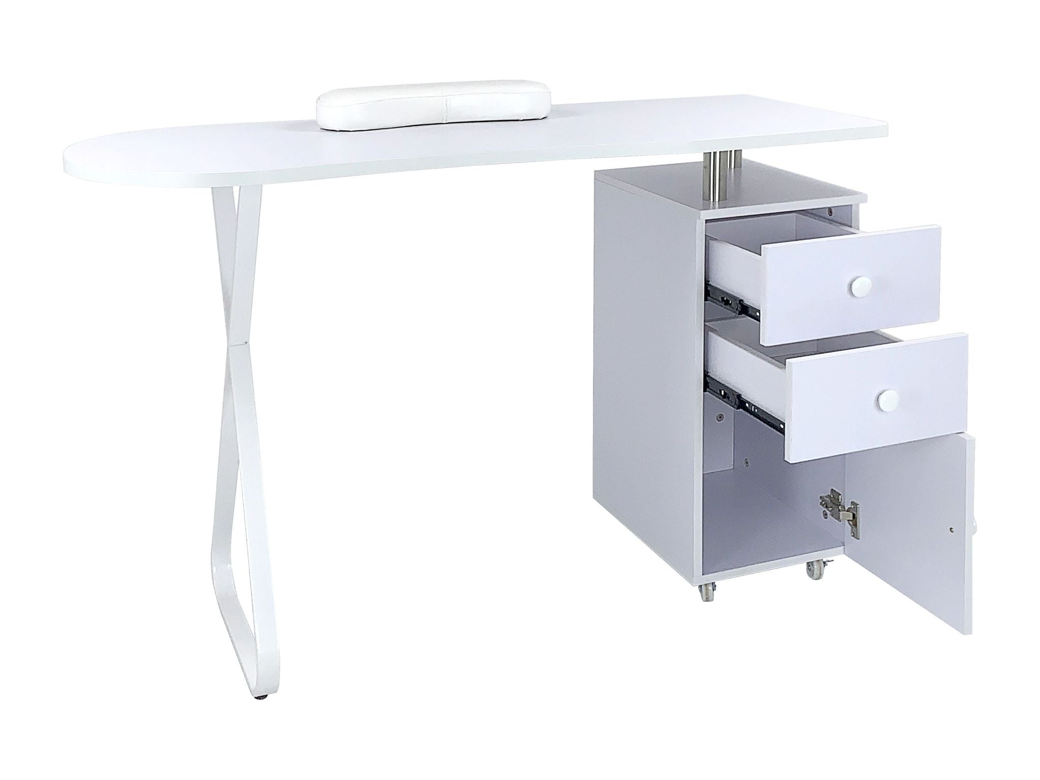 Nails Mobile Table with Chest of Drawers