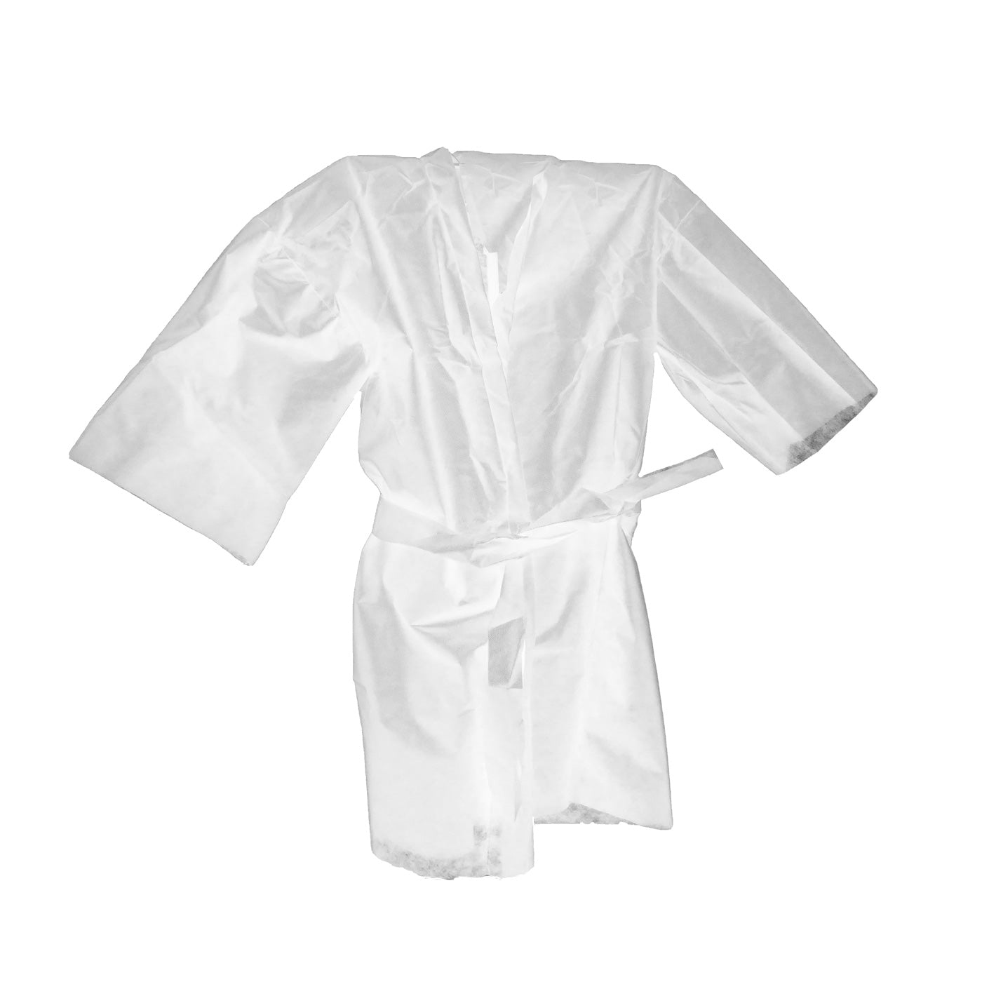 Non-woven kimono - White