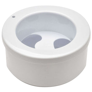 Rigid plastic manicure tray