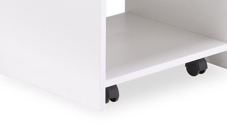 Wooden trolley with 3 shelves