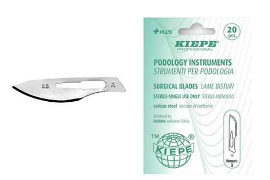 Lame Bisturi KIEPE Numero 24 - 20 Pz Diroestetica