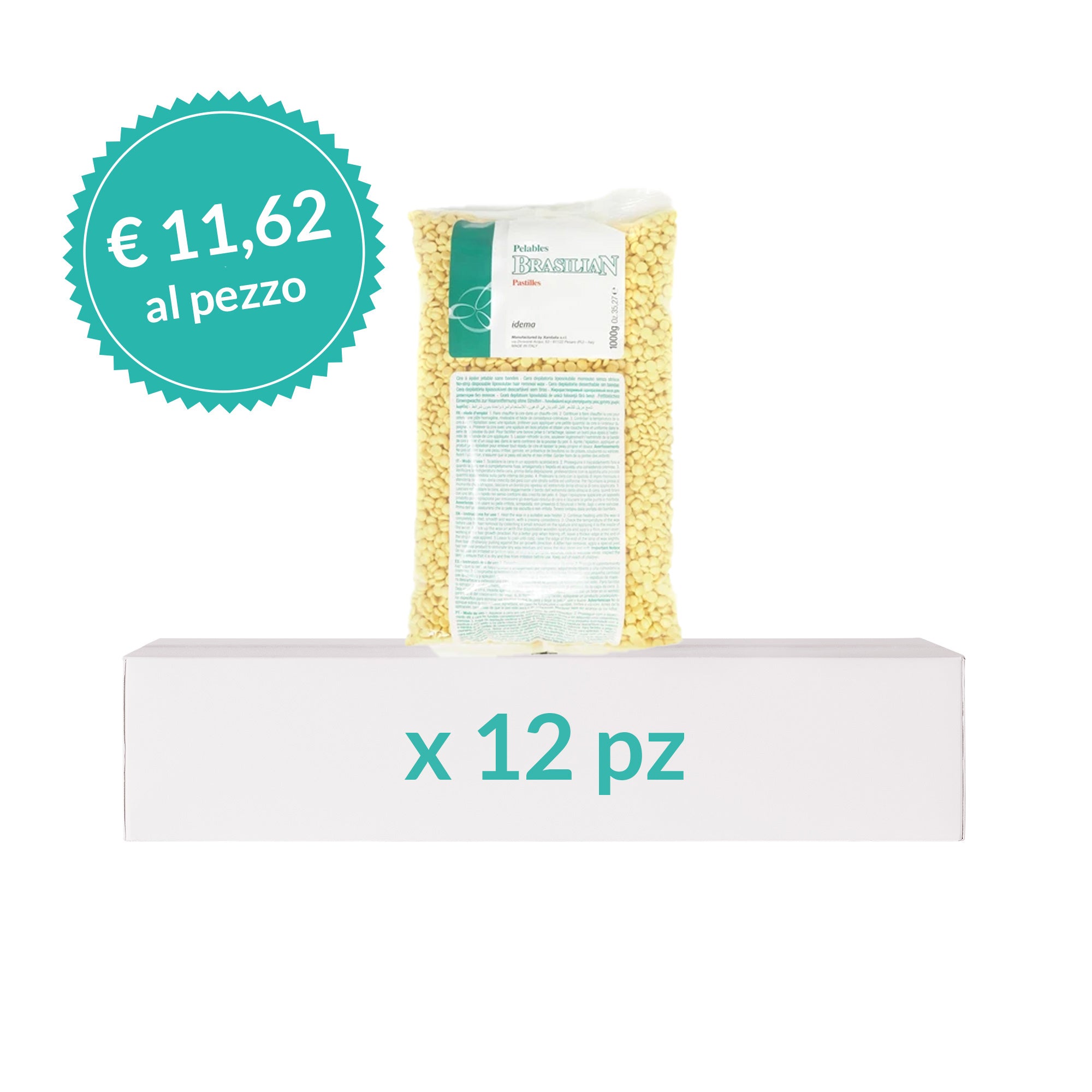 Cera Brasiliana in Perle Argan 1kg - 12 Pz