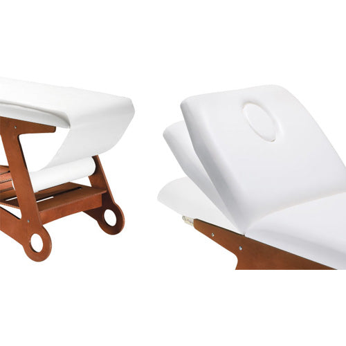 Lettino da Massaggio Ivy Plus in Legno Bianco Diroestetica