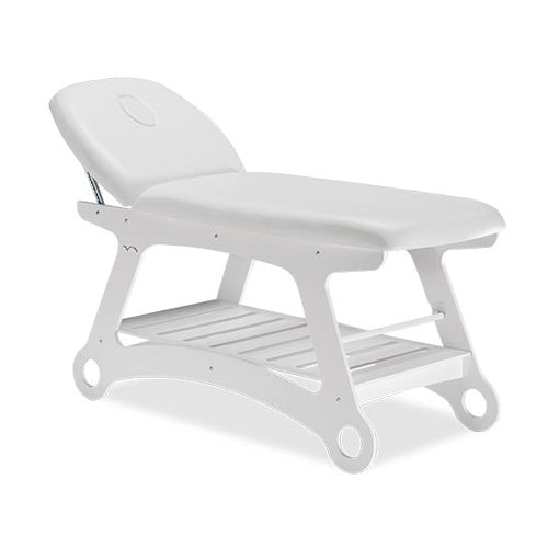 Lettino da Massaggio Ivy Plus in Legno Bianco Diroestetica