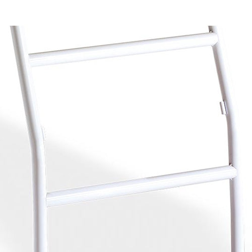 Lettino in Acciaio con Schienale Regolabile in Ecopelle Bianco Diroestetica