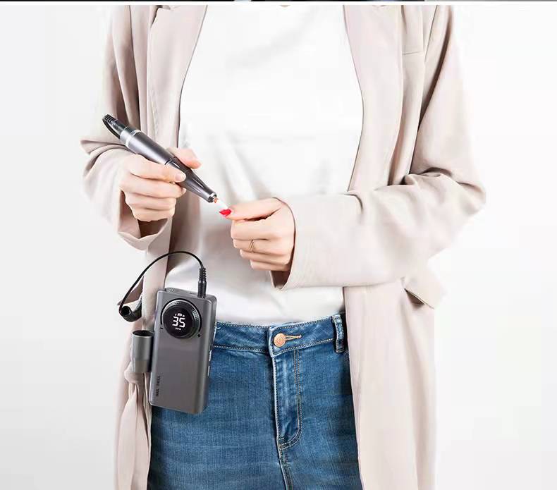 Portable Black Nail File - 35000 RPM