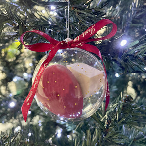 Christmas Ball with Blender Sponge - Red