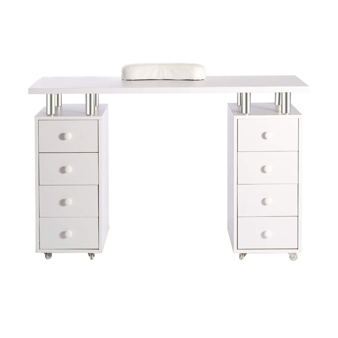 Tavolo Nails con doppia Cassettiera