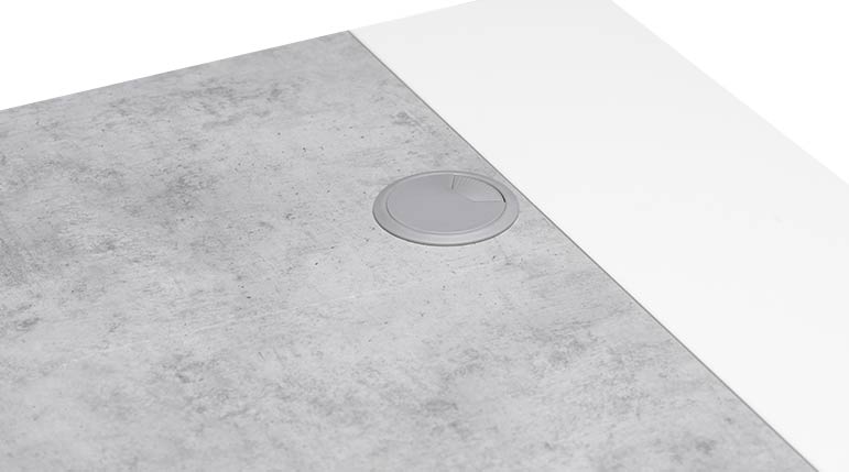 Tavolo Nails in Legno con Cassettiera