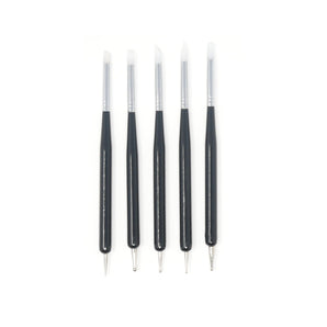 Pennelli in Silicone con Punta - 5 Pz Diroestetica